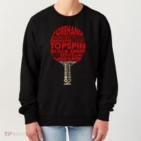 Table Tennis Ping Pong Racket Player Funny Women Gift Women's Sweatshirt thumb 0