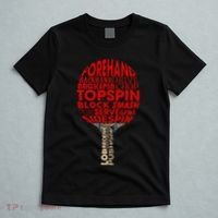 Table Tennis Ping Pong Racket Player Funny Women Gift T-Shirt thumb 5