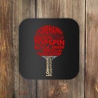 Table Tennis Ping Pong Racket Player Funny Women Gift Coaster thumb 0