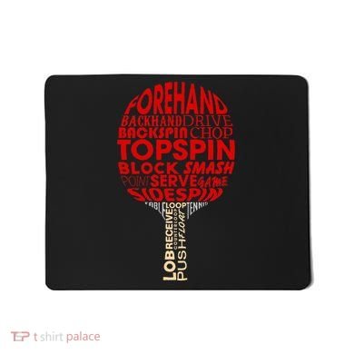 Table Tennis Ping Pong Racket Player Funny Women Gift Mousepad