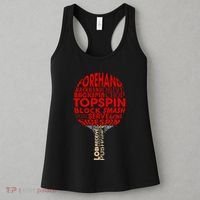 Table Tennis Ping Pong Racket Player Funny Women Gift Women's Tank Top thumb 3