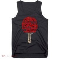 Table Tennis Ping Pong Racket Player Funny Women Gift Tank Top thumb 0