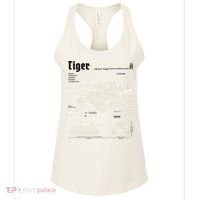 Tiger Tank Panzer World War 2 Blueprint Women's Tank Top thumb 0
