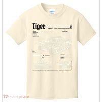 Tiger Tank Panzer World War 2 Blueprint Kids T-Shirt thumb 0