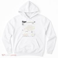 Tiger Tank Panzer World War 2 Blueprint Hoodie thumb 0