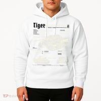 Tiger Tank Panzer World War 2 Blueprint Hoodie thumb 2