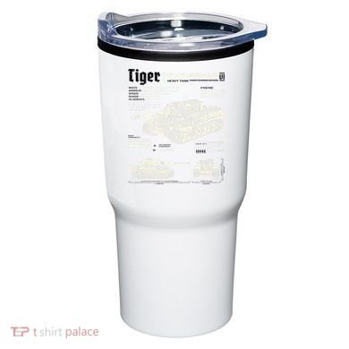 Tiger Tank Panzer World War 2 Blueprint Tumbler