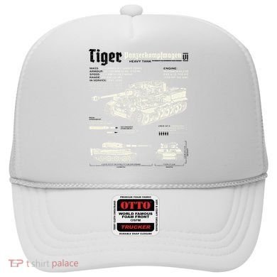 Tiger Tank Panzer World War 2 Blueprint Hat