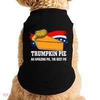 Thanksgiving Trumpkin Pumpkin Pie Donald Trump Political Doggie Tank thumb 0