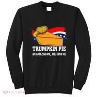 Thanksgiving Trumpkin Pumpkin Pie Donald Trump Political Sweatshirt thumb 0