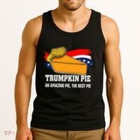 Thanksgiving Trumpkin Pumpkin Pie Donald Trump Political Tank Top thumb 3