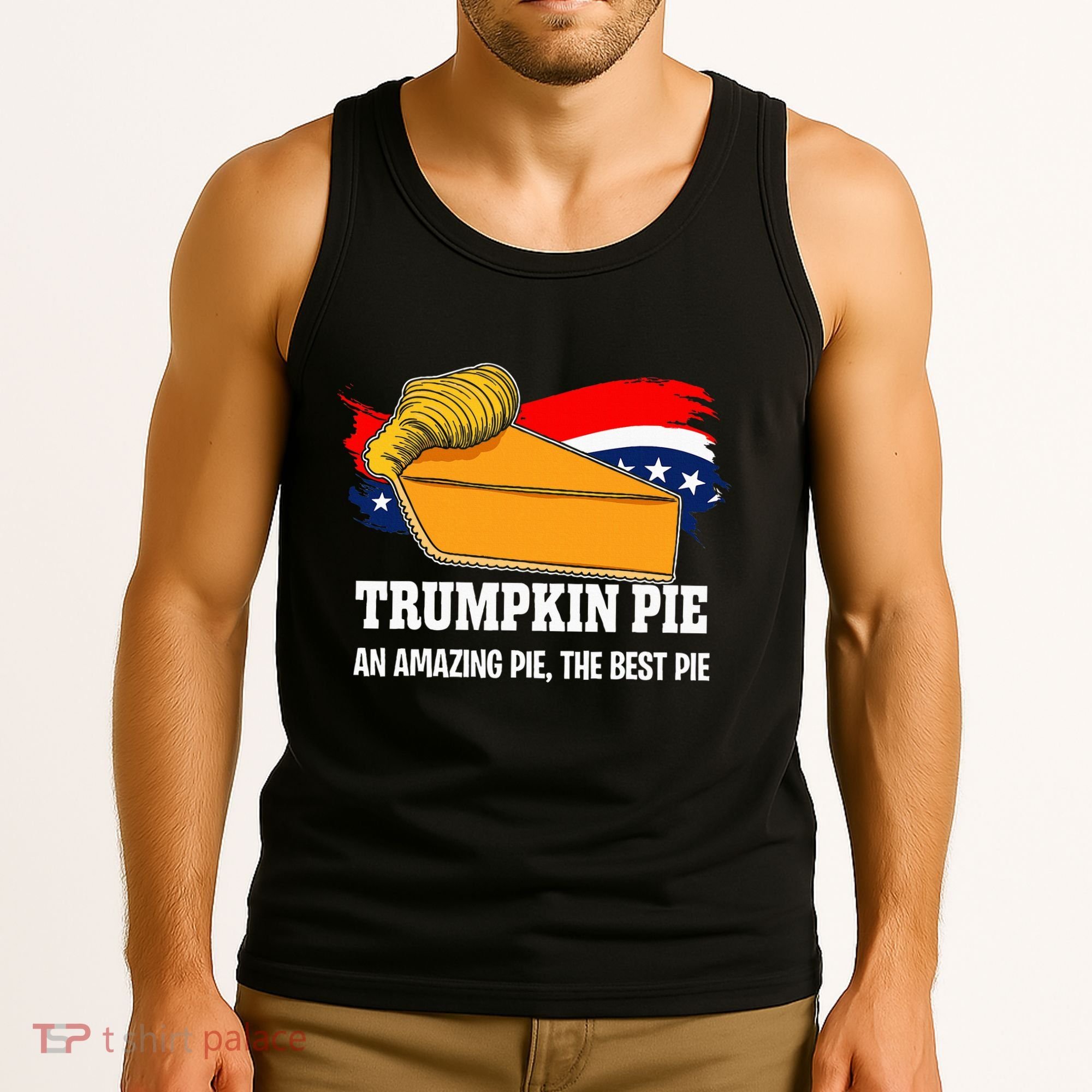 Thanksgiving Trumpkin Pumpkin Pie Donald Trump Political Tank Top