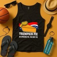 Thanksgiving Trumpkin Pumpkin Pie Donald Trump Political Tank Top thumb 4