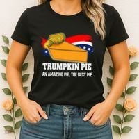Thanksgiving Trumpkin Pumpkin Pie Donald Trump Political Women's T-Shirt thumb 2