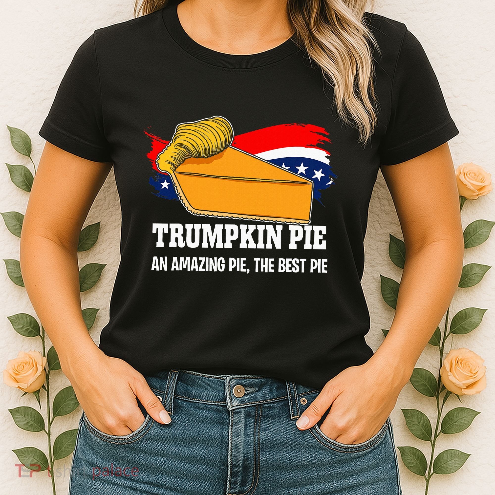 Thanksgiving Trumpkin Pumpkin Pie Donald Trump Political Women's T-Shirt