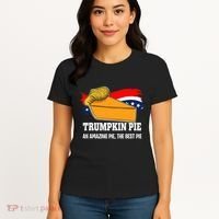 Thanksgiving Trumpkin Pumpkin Pie Donald Trump Political Women's T-Shirt thumb 4