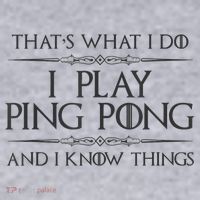Table Tennis Player I Play Ping Pong & I Know Things Women's Sweatshirt thumb 2