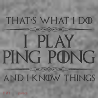 Table Tennis Player I Play Ping Pong & I Know Things Toddler Hoodie thumb 2
