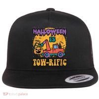 Tow Truck Pumpkin Halloween Costume Towing Flat Bill Trucker Hat thumb 0