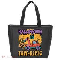 Tow Truck Pumpkin Halloween Costume Towing Tote Bag thumb 0