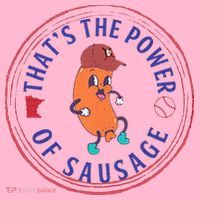 ThatS The Power Of Sausage Summer Sausage Coaster thumb 2