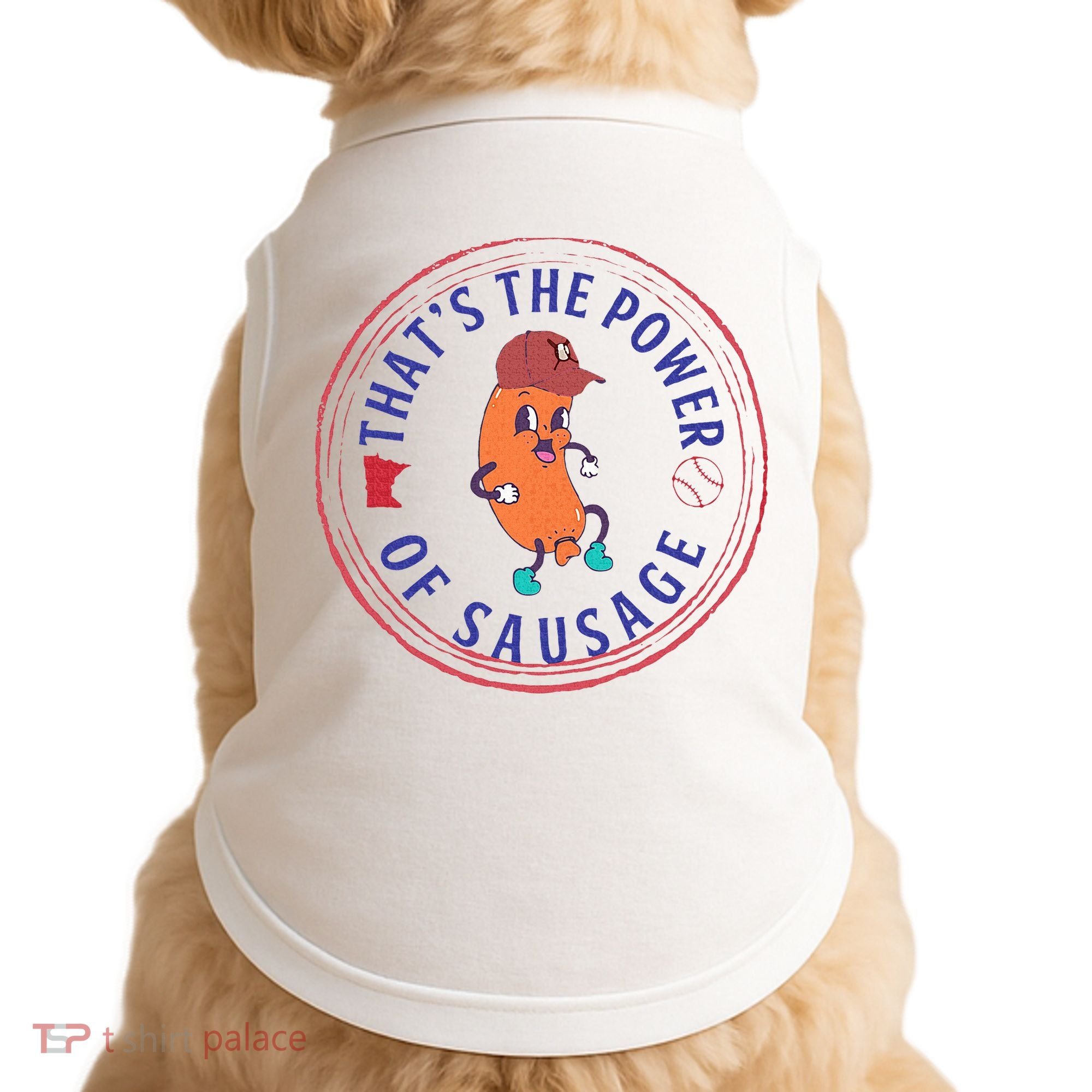 ThatS The Power Of Sausage Summer Sausage Doggie Tank