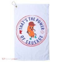 ThatS The Power Of Sausage Summer Sausage Golf Towel thumb 0