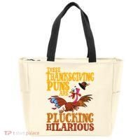 These Thanksgiving Puns Are Plucking Hilarious Tote Bag thumb 0