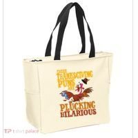 These Thanksgiving Puns Are Plucking Hilarious Tote Bag thumb 2