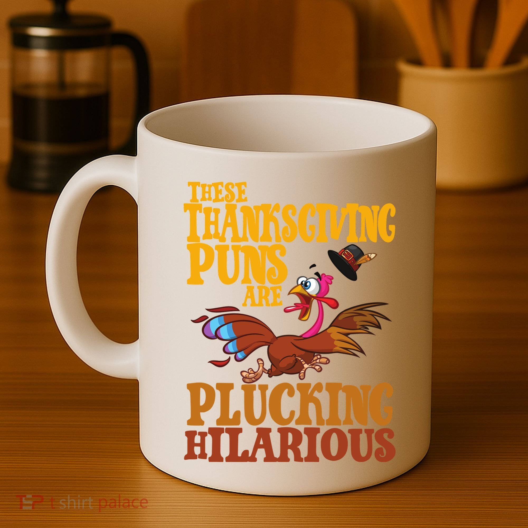 These Thanksgiving Puns Are Plucking Hilarious Coffee Mug