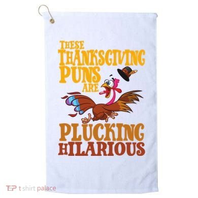 These Thanksgiving Puns Are Plucking Hilarious Golf Towel