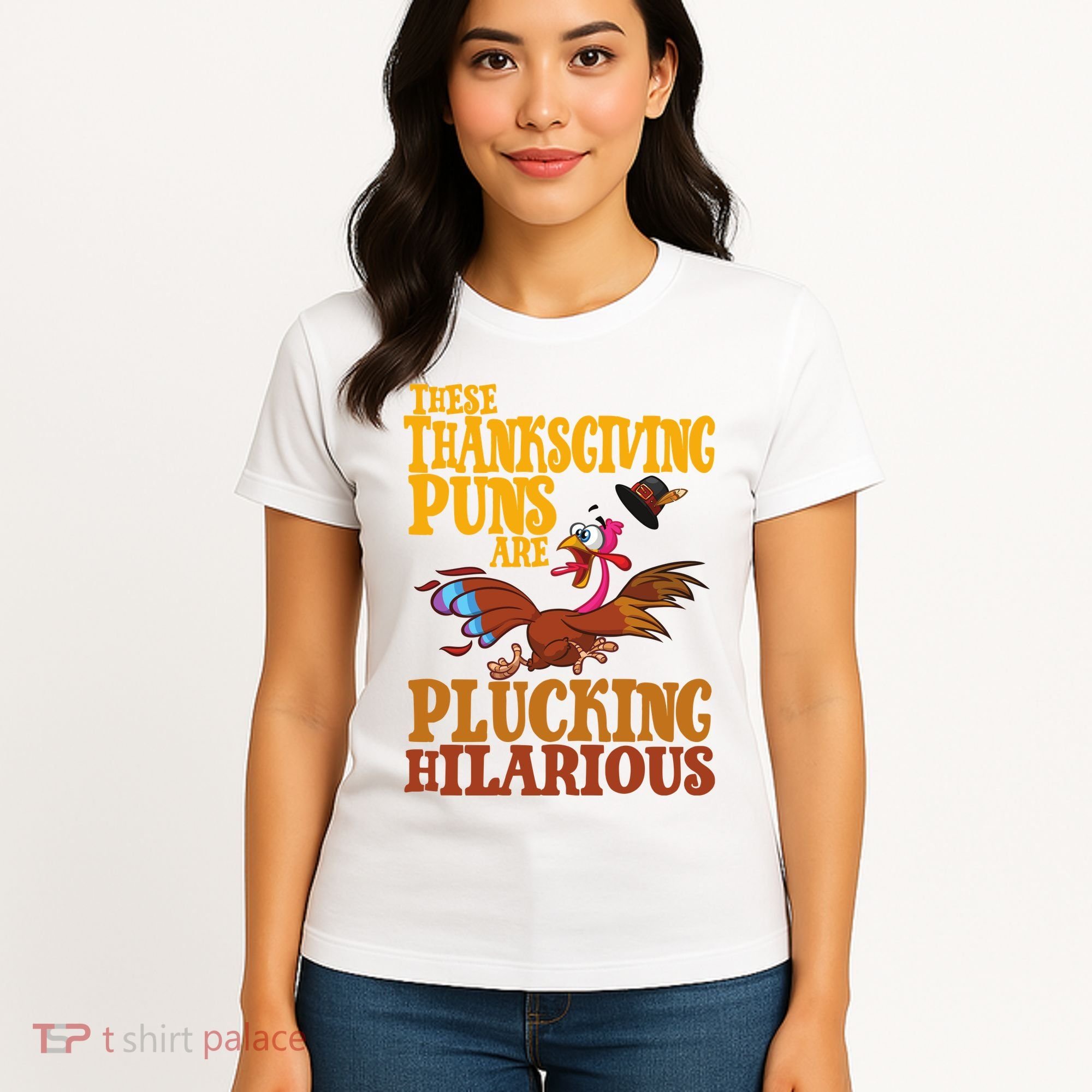 These Thanksgiving Puns Are Plucking Hilarious Women's T-Shirt