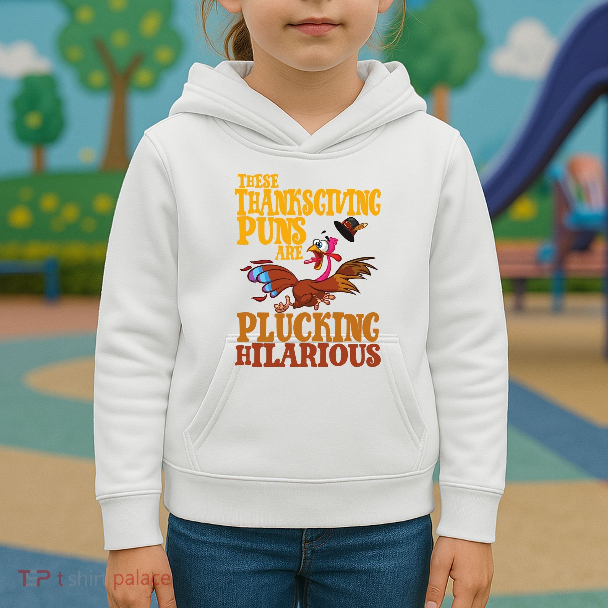 These Thanksgiving Puns Are Plucking Hilarious Kids Hoodie
