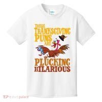 These Thanksgiving Puns Are Plucking Hilarious Kids T-Shirt thumb 0