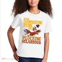 These Thanksgiving Puns Are Plucking Hilarious Kids T-Shirt thumb 2