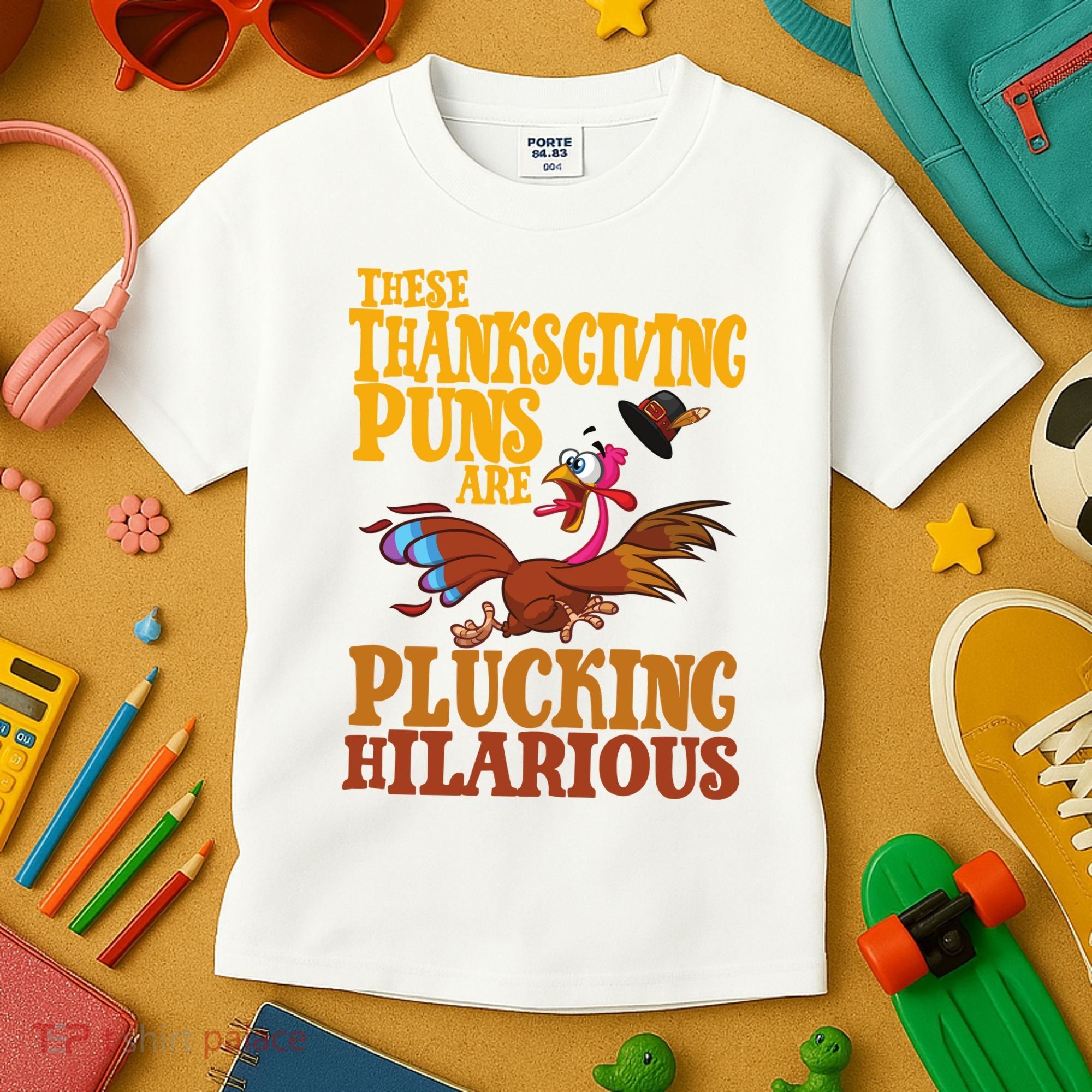 These Thanksgiving Puns Are Plucking Hilarious Kids T-Shirt