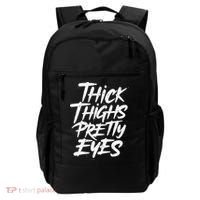 Thick Thighs Pretty Eyes Big Gym Fitness Backpack thumb 0