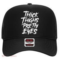 Thick Thighs Pretty Eyes Big Gym Fitness Hat thumb 0