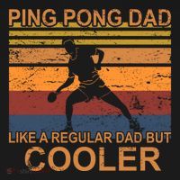 Table Tennis Player Ping Pong Father Table Tennis Dad Gift USA-Made Doggie Bandana thumb 2