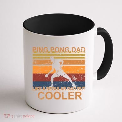 Table Tennis Player Ping Pong Father Table Tennis Dad Gift Coffee Mug back