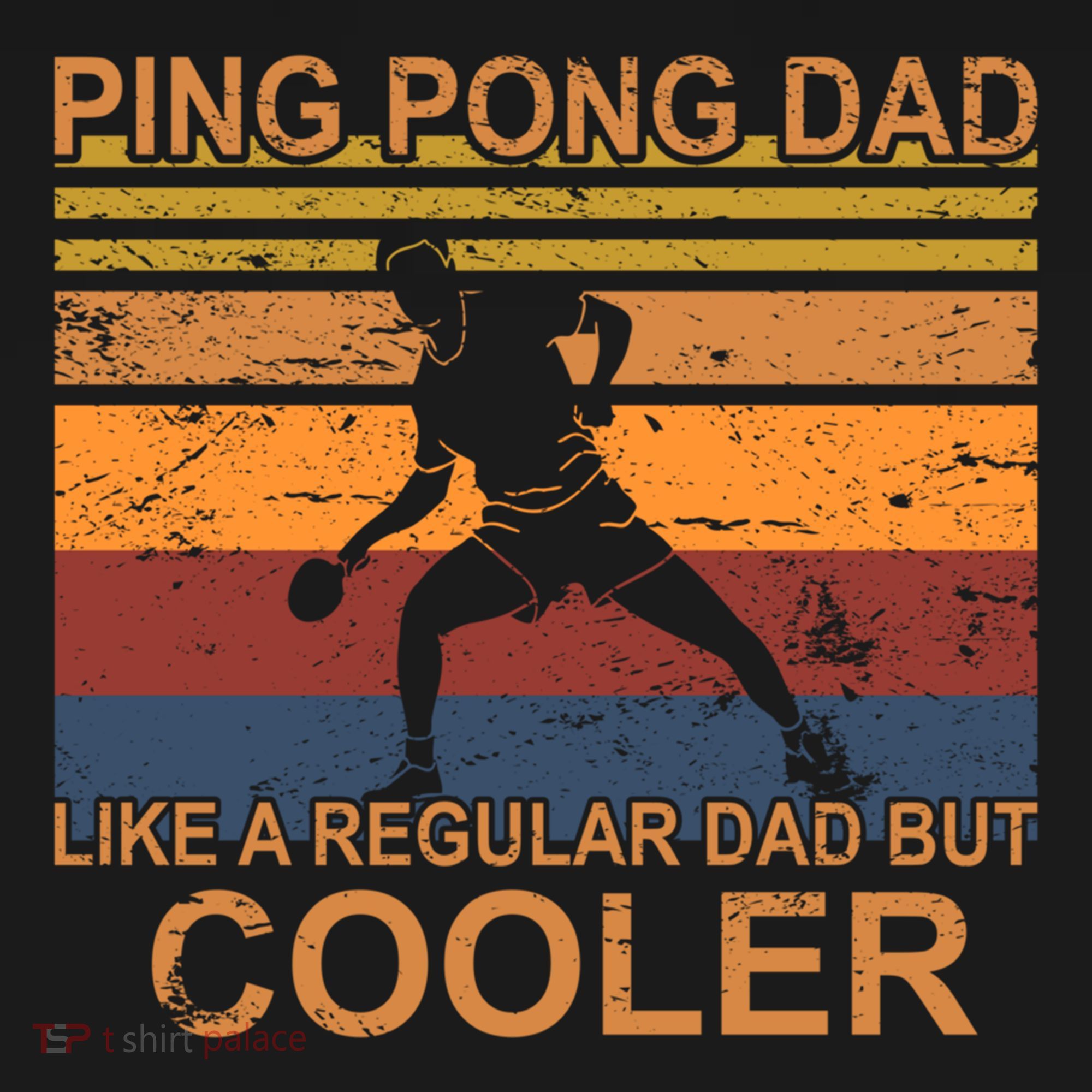 Table Tennis Player Ping Pong Father Table Tennis Dad Gift Ornament