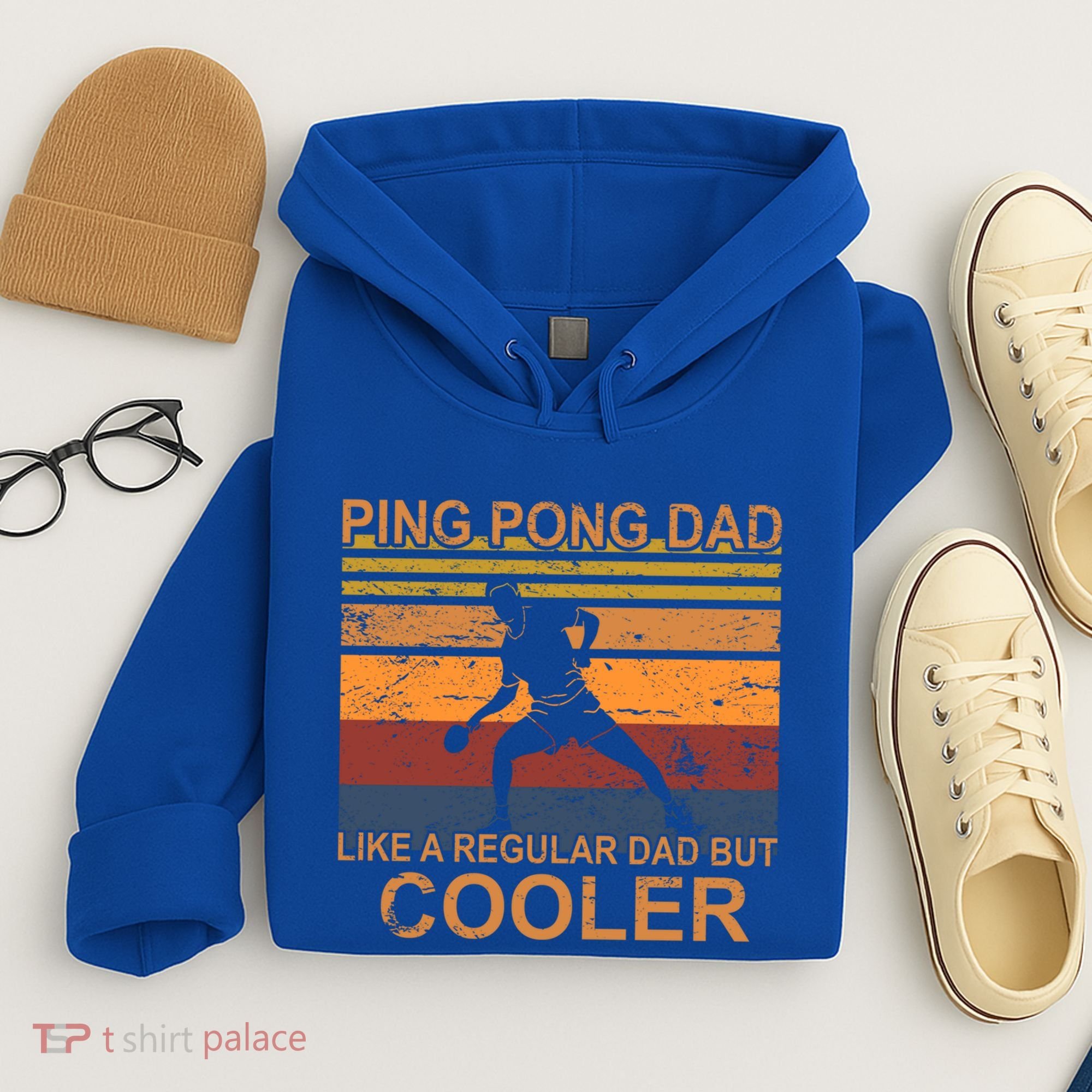 Table Tennis Player Ping Pong Father Table Tennis Dad Gift Hoodie