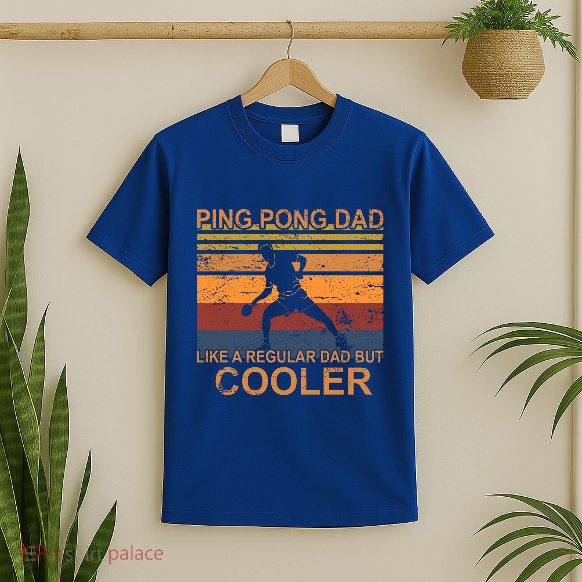 Table Tennis Player Ping Pong Father Table Tennis Dad Gift T-Shirt