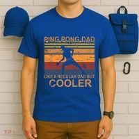 Table Tennis Player Ping Pong Father Table Tennis Dad Gift T-Shirt thumb 6