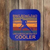 Table Tennis Player Ping Pong Father Table Tennis Dad Gift Coaster thumb 0