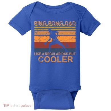 Table Tennis Player Ping Pong Father Table Tennis Dad Gift Baby Bodysuit