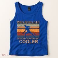 Table Tennis Player Ping Pong Father Table Tennis Dad Gift Tank Top thumb 2