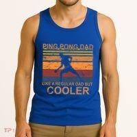 Table Tennis Player Ping Pong Father Table Tennis Dad Gift Tank Top thumb 3