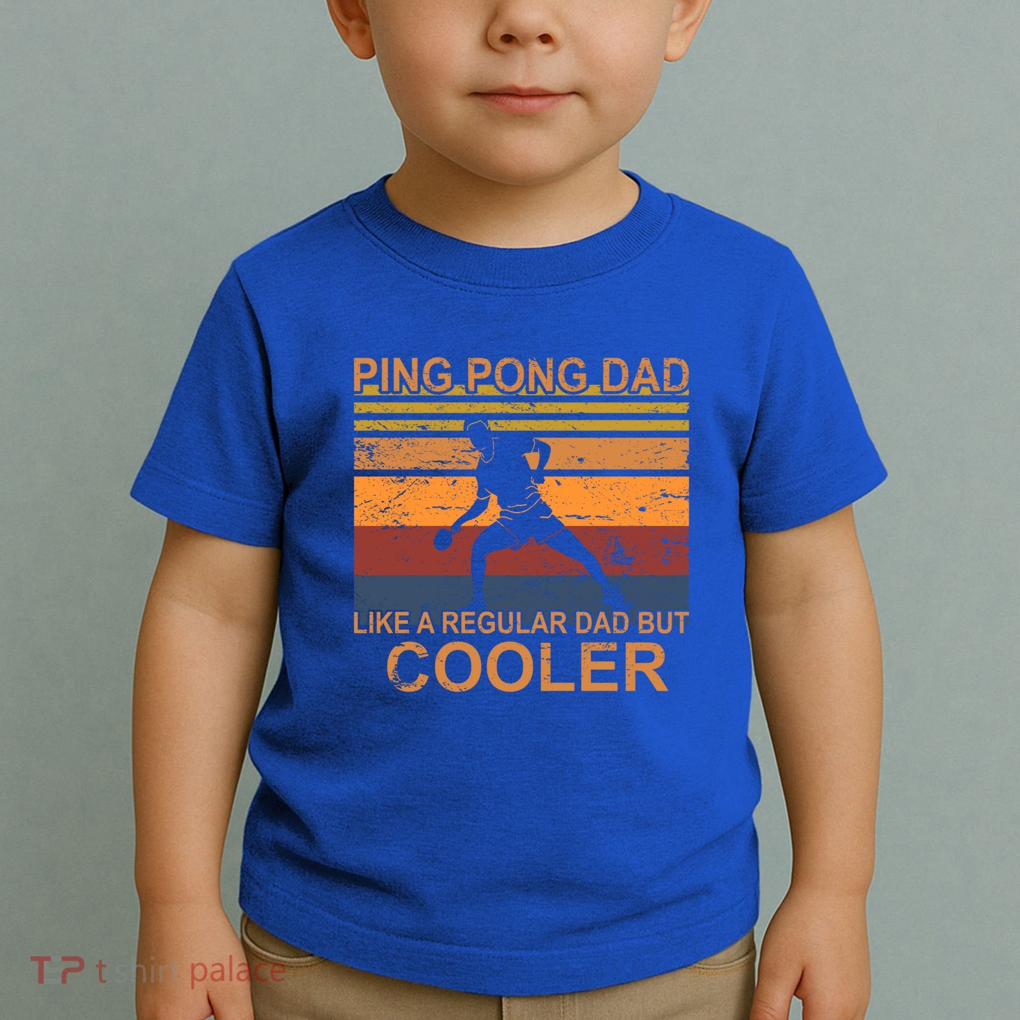 Table Tennis Player Ping Pong Father Table Tennis Dad Gift Toddler T-Shirt