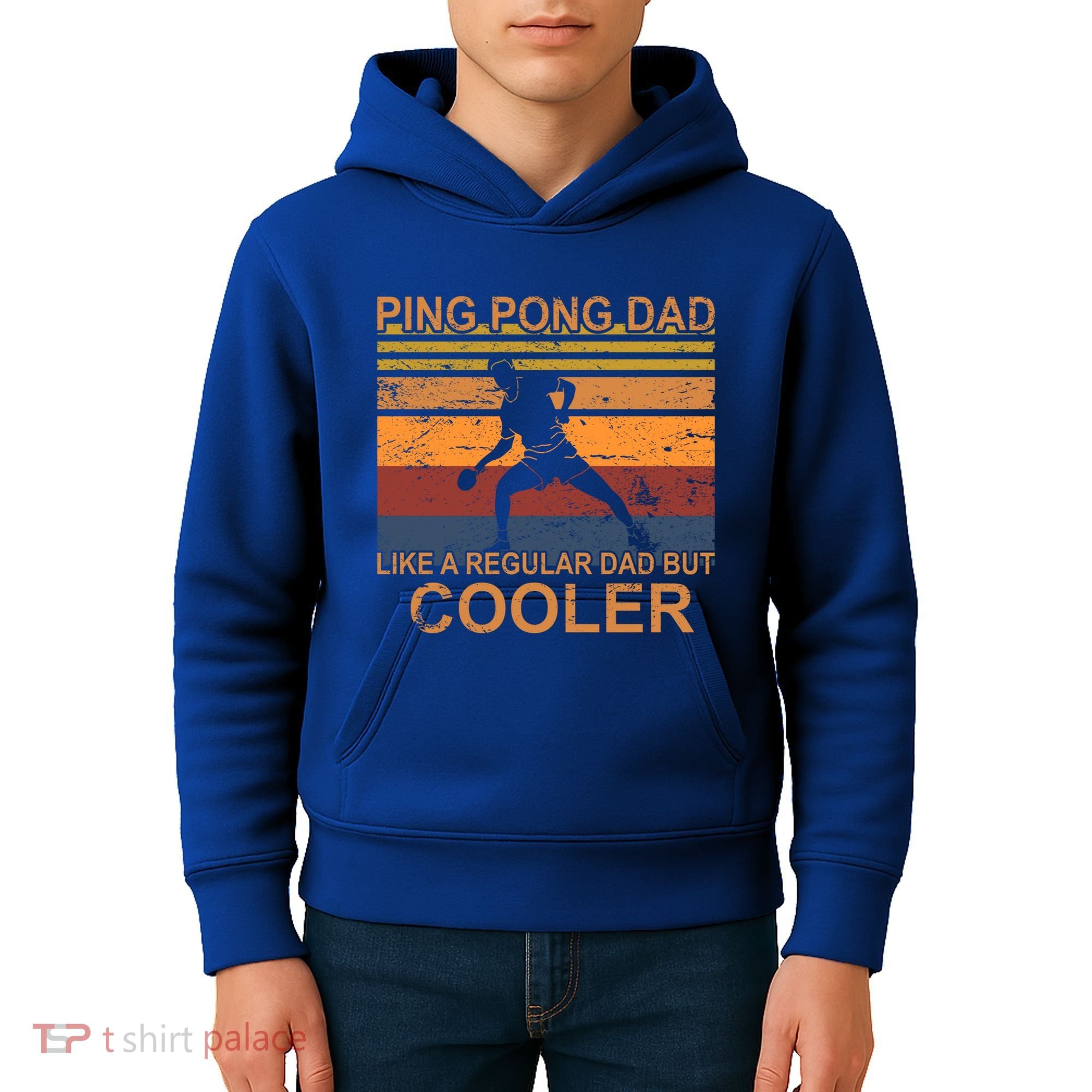 Table Tennis Player Ping Pong Father Table Tennis Dad Gift Kids Hoodie